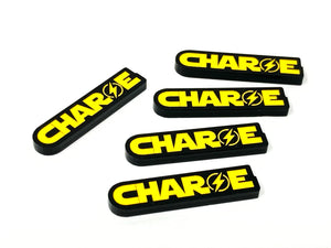 5 x Charge Tokens - Text Series (Double Sided)