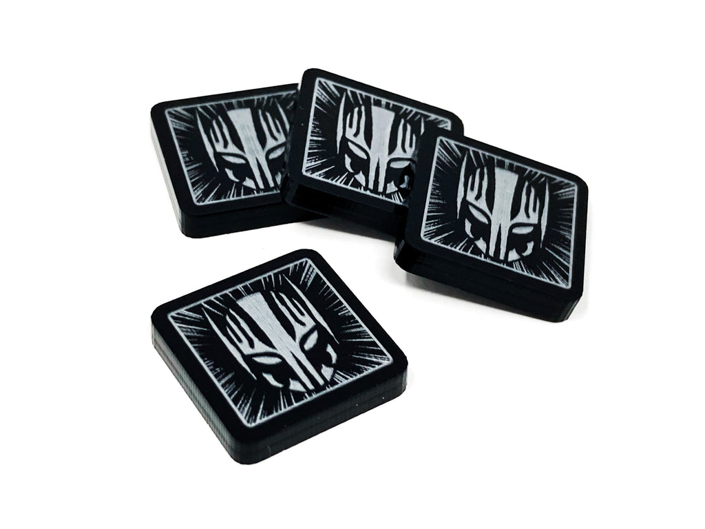 4 x Drone Tokens (Square, double sided) for Marvel Champions LCG