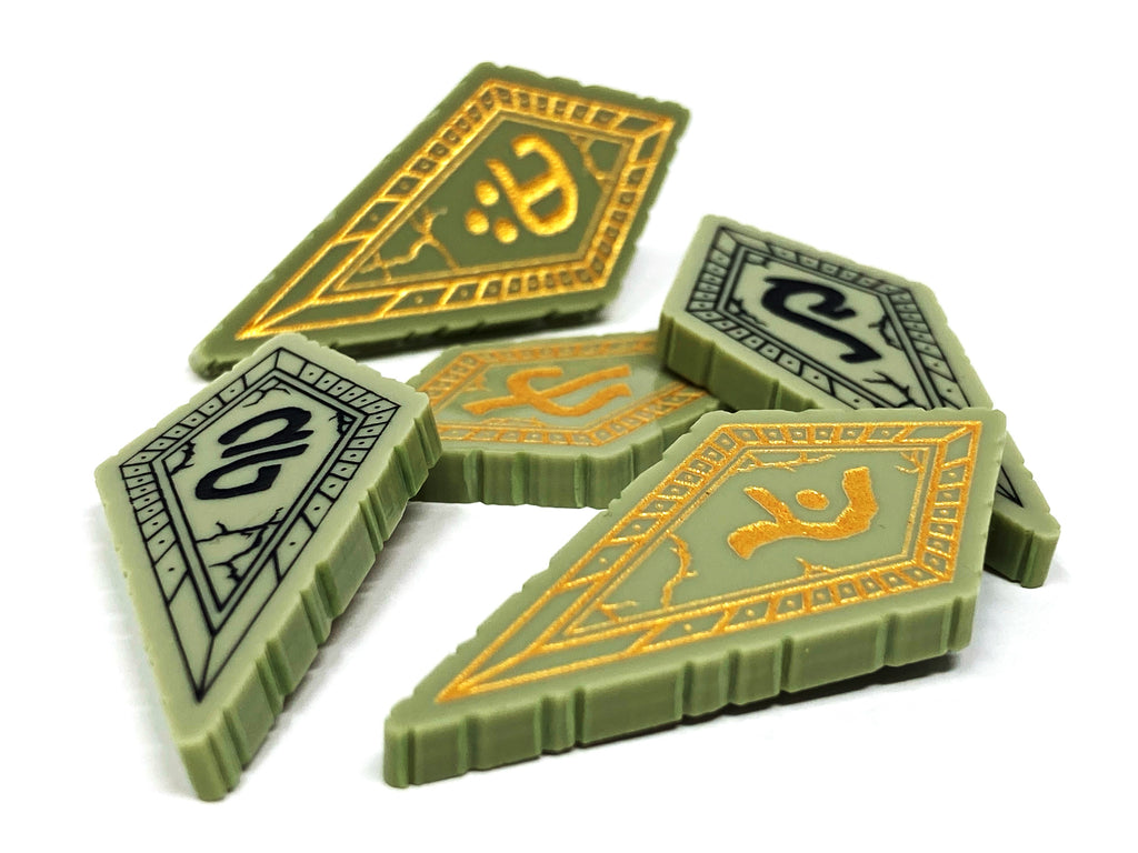 5 x Seal tokens for Edge of the Earth (double sided), Arkham horror LCG