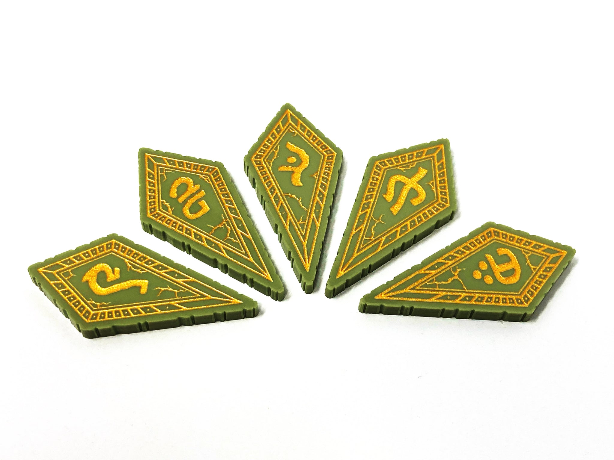 5 x Seal tokens for Edge of the Earth (double sided), Arkham horror LCG