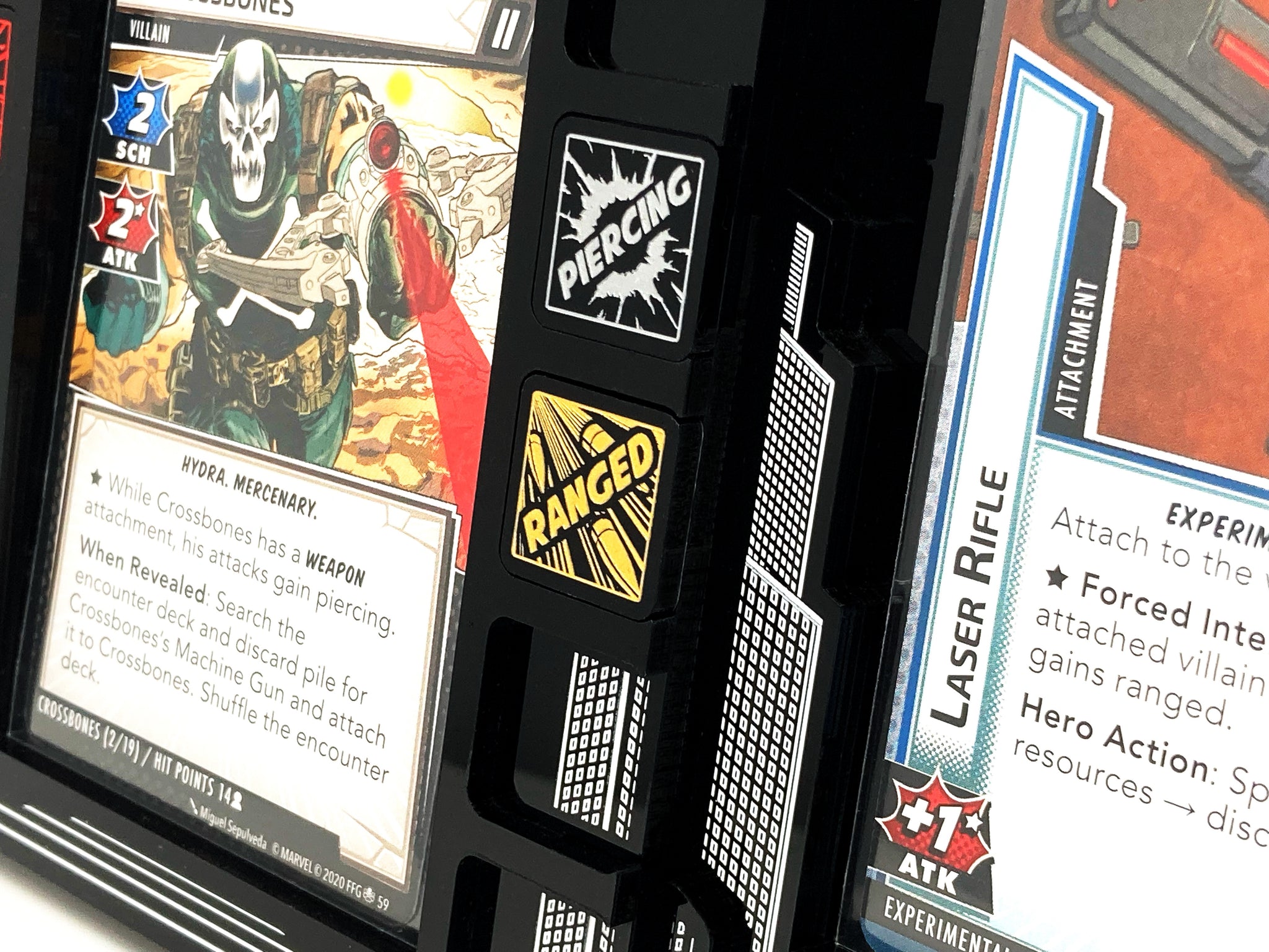 2 x Ranged Tokens (double sided) for Marvel Champions LCG