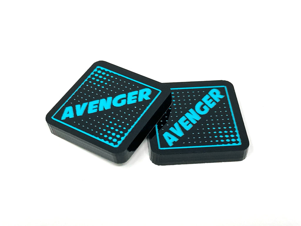 2 x Avenger Trait Tokens (double sided) for Marvel Champions LCG
