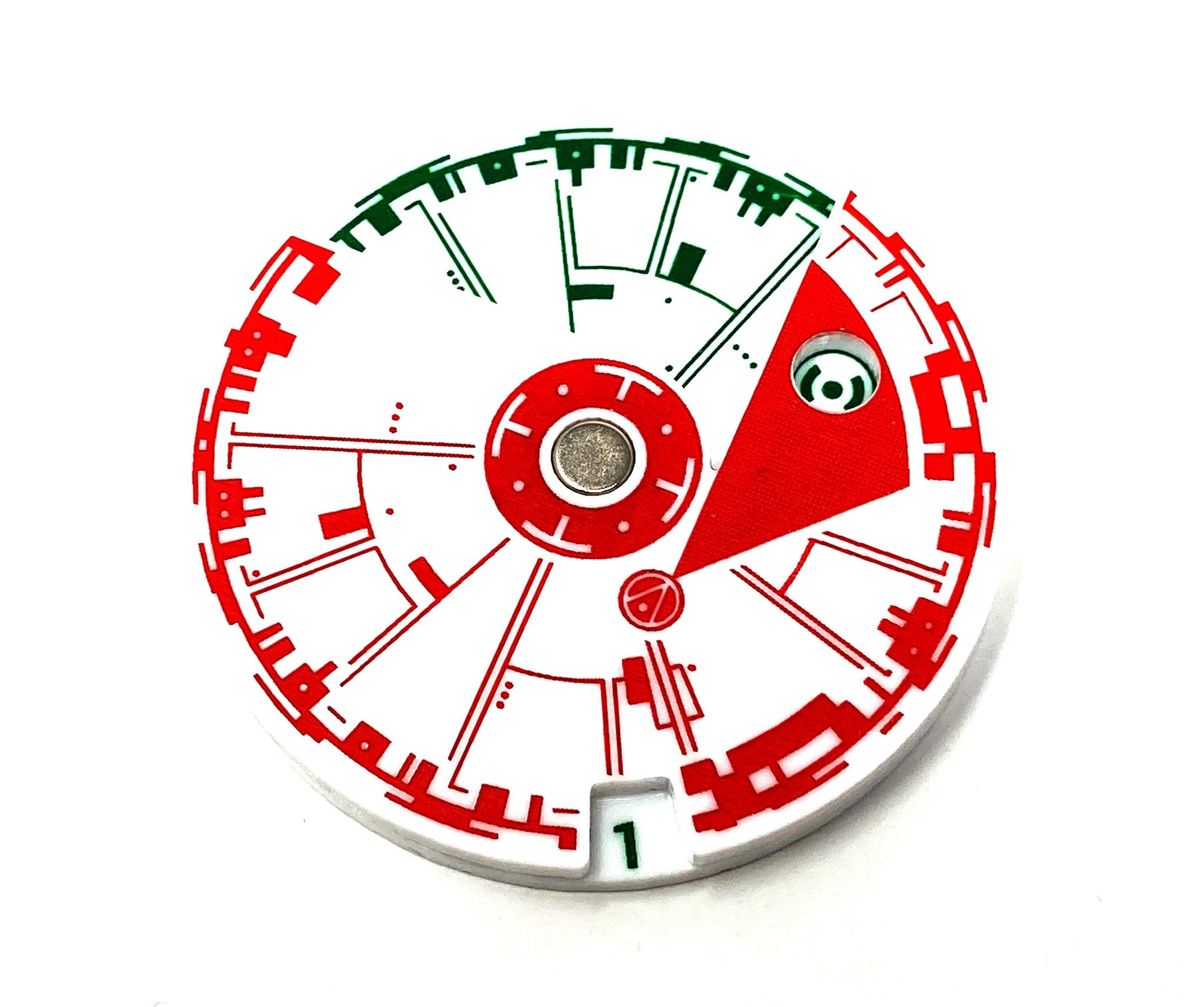 1 x Death Star Round Tracker Dial - Star Wars X-wing 2.5 Compatible