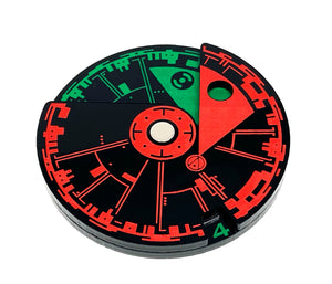 1 x Death Star Round Tracker Dial - Star Wars X-wing 2.5 Compatible