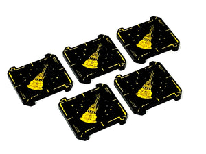 5 x Scenario Objective Tokens (Double Sided) - Star Wars X-wing Compatible