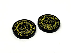 2 x Spring Tunic Energy Tokens (double sided) for Flesh and Blood TCG