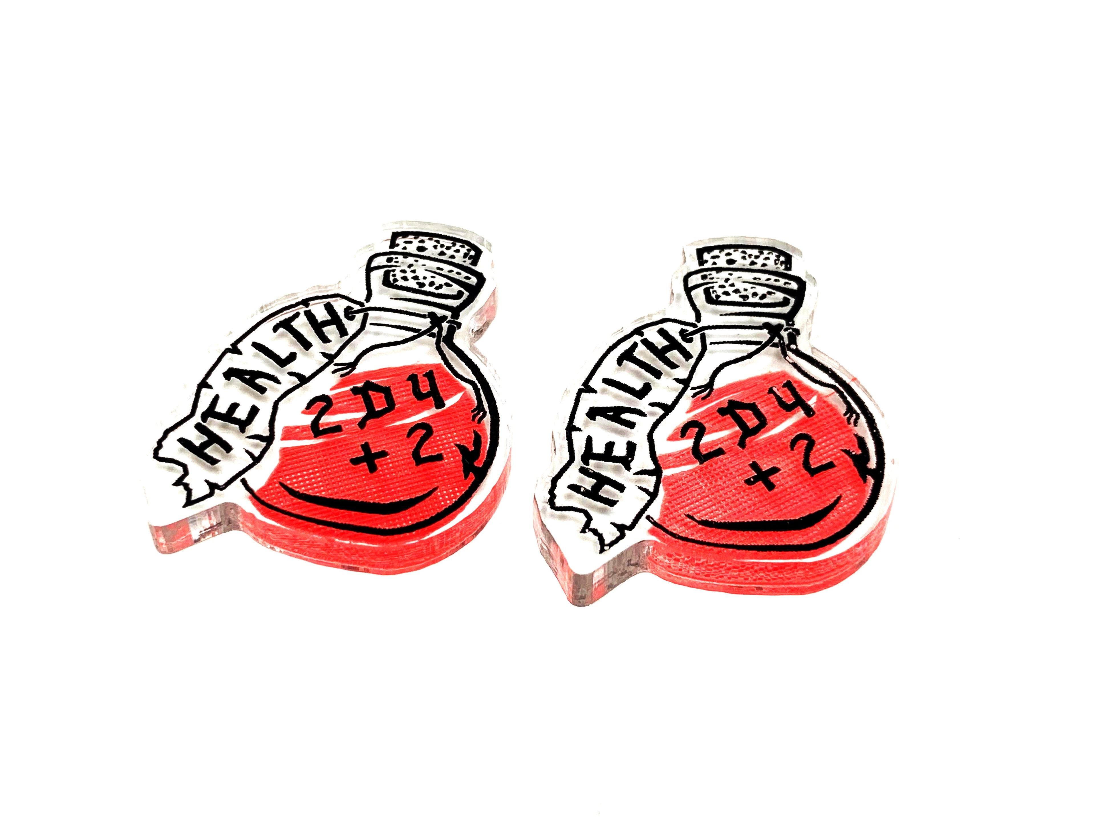 2 x Potions of Healing (double sided) for Dungeons & Dragons
