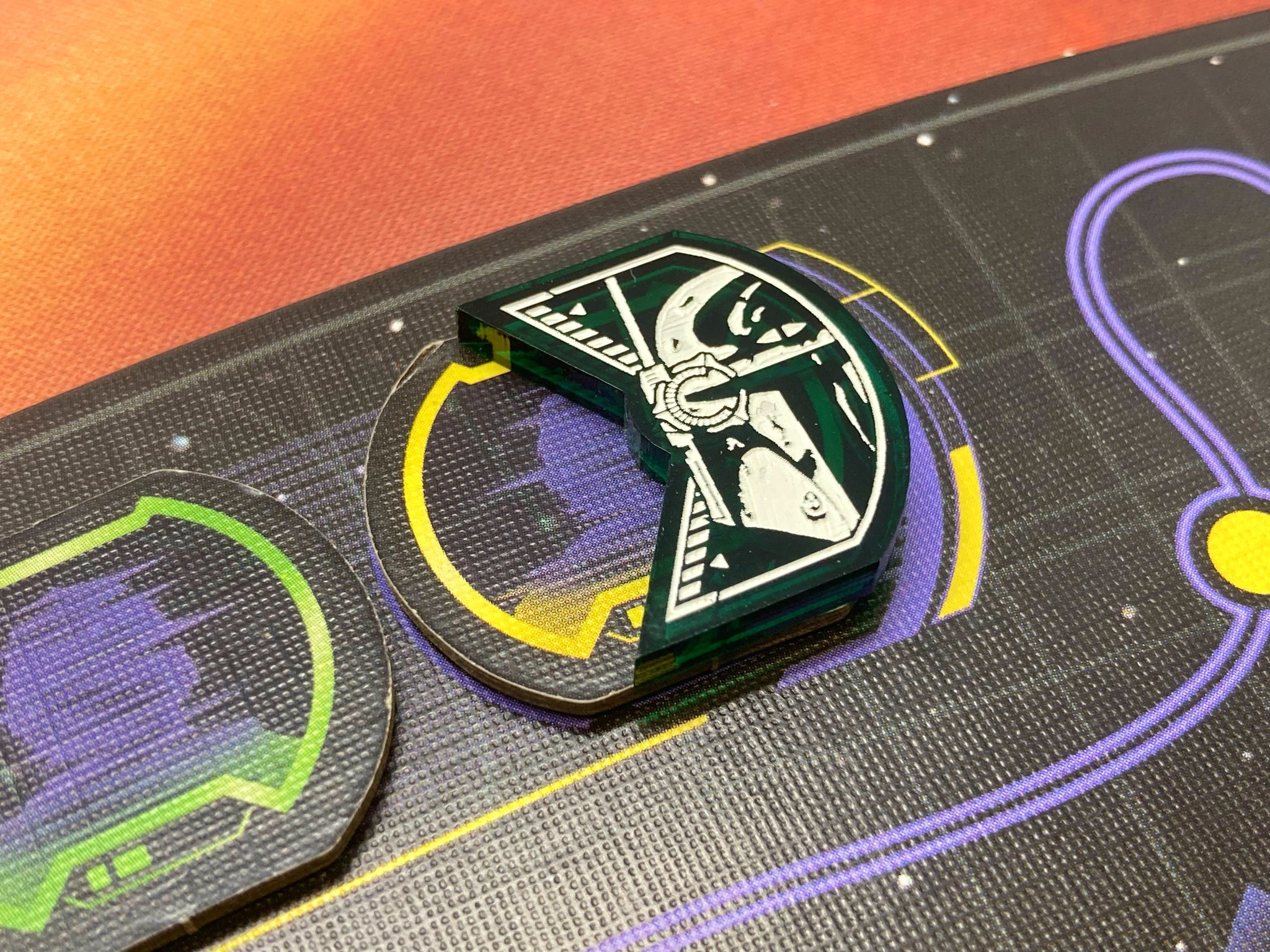 5 x Boba Fett Secret Contact Tokens - Star Wars Outer Rim Unfinished Business Compatible