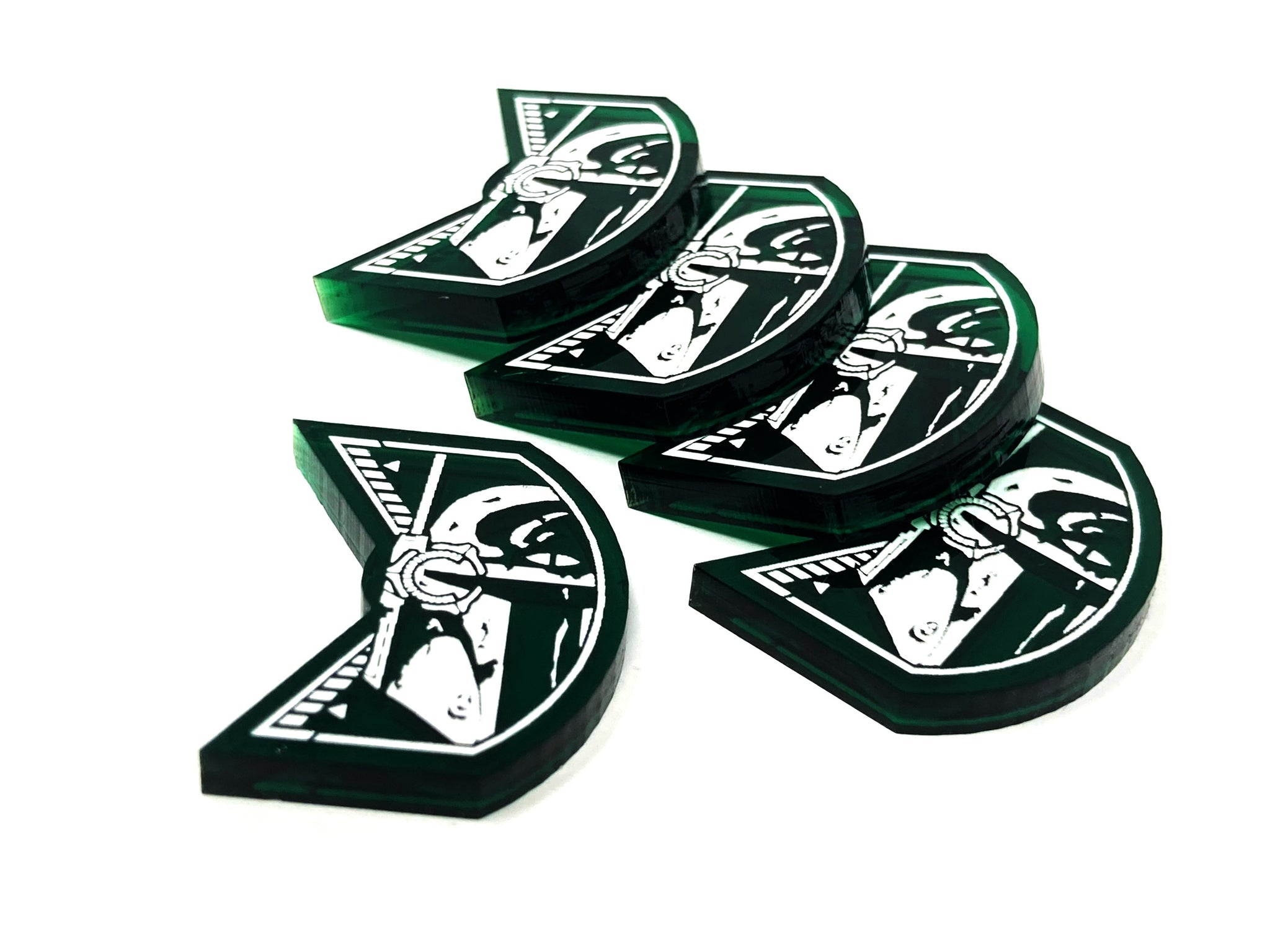 5 x Boba Fett Secret Contact Tokens - Star Wars Outer Rim Unfinished Business Compatible