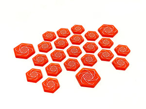 Translucent Spice Token Set compatible with Dune: Imperium