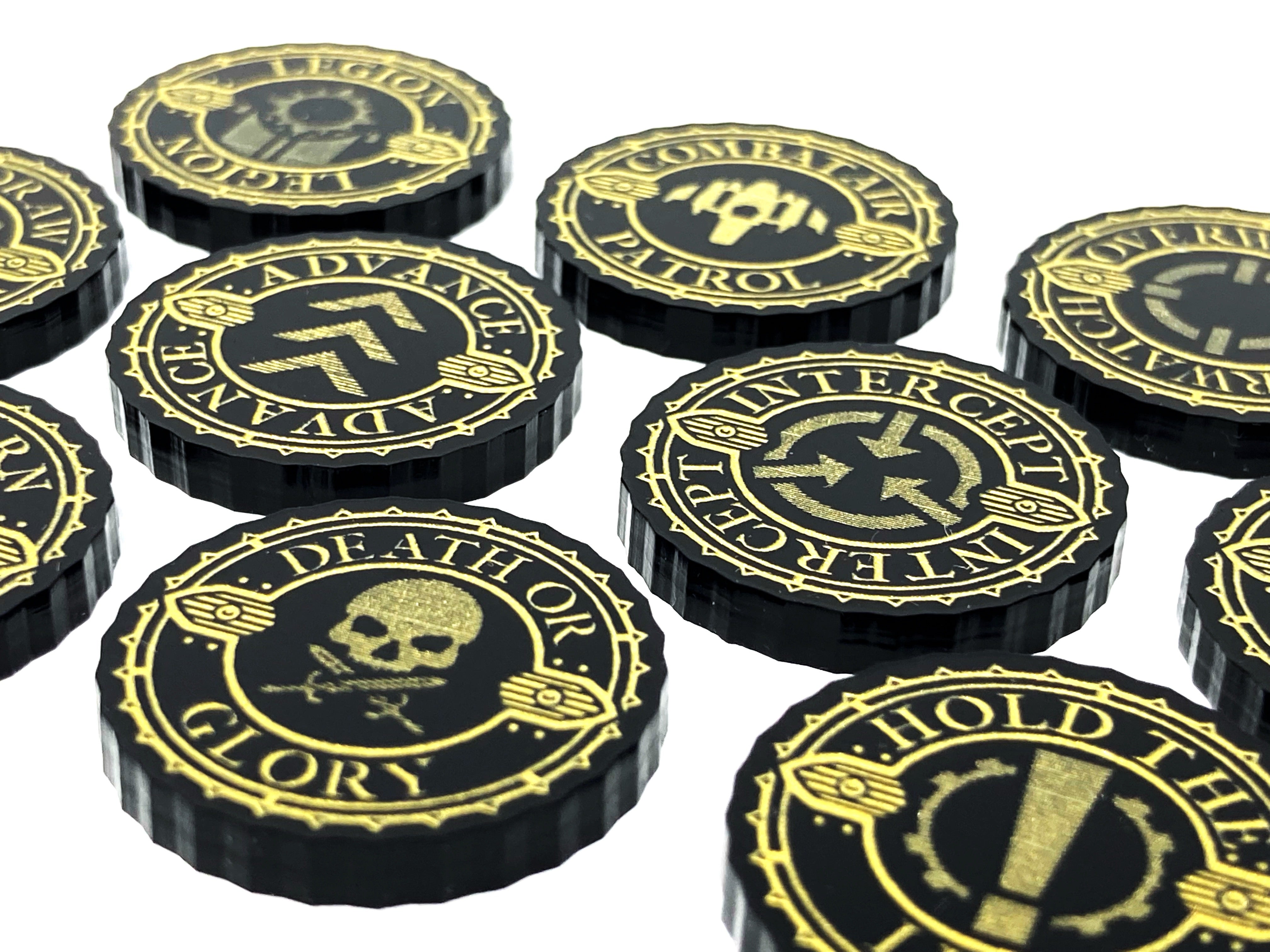10 x Reaction Tokens for The Horus Heresy