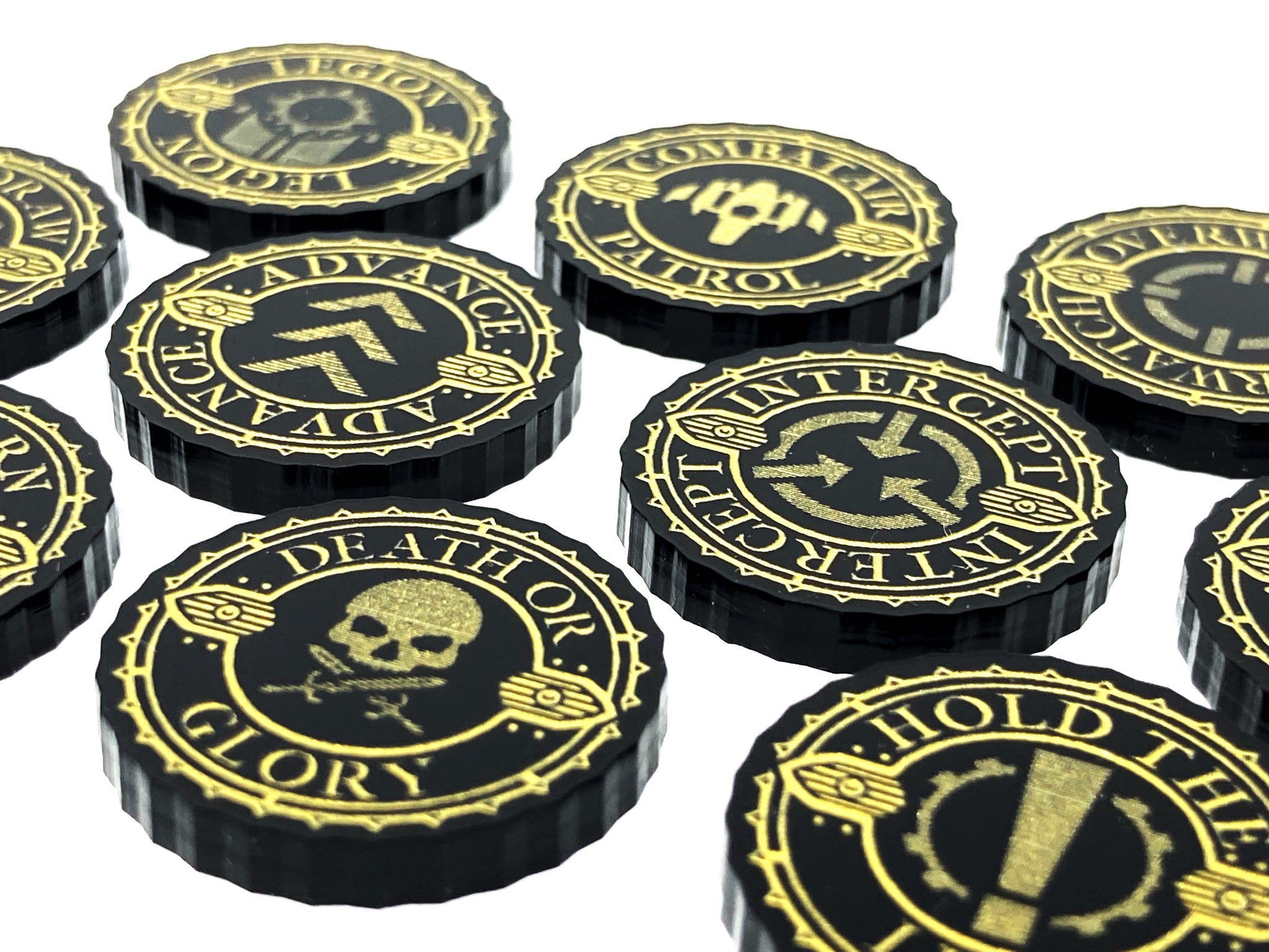 10 x Reaction Tokens for The Horus Heresy