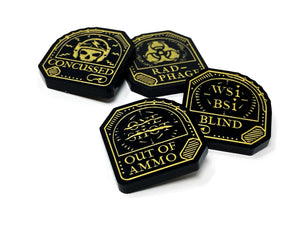 4 x Unit Condition Tokens for The Horus Heresy