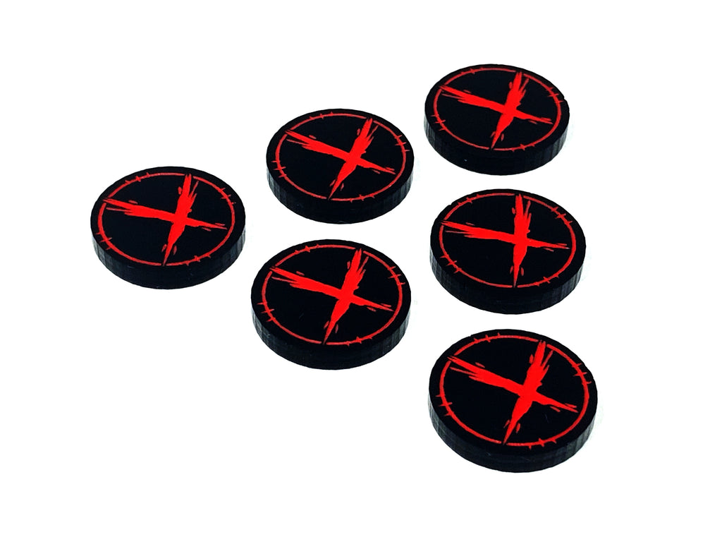 6 x Wait / Activation Tokens for Warcry