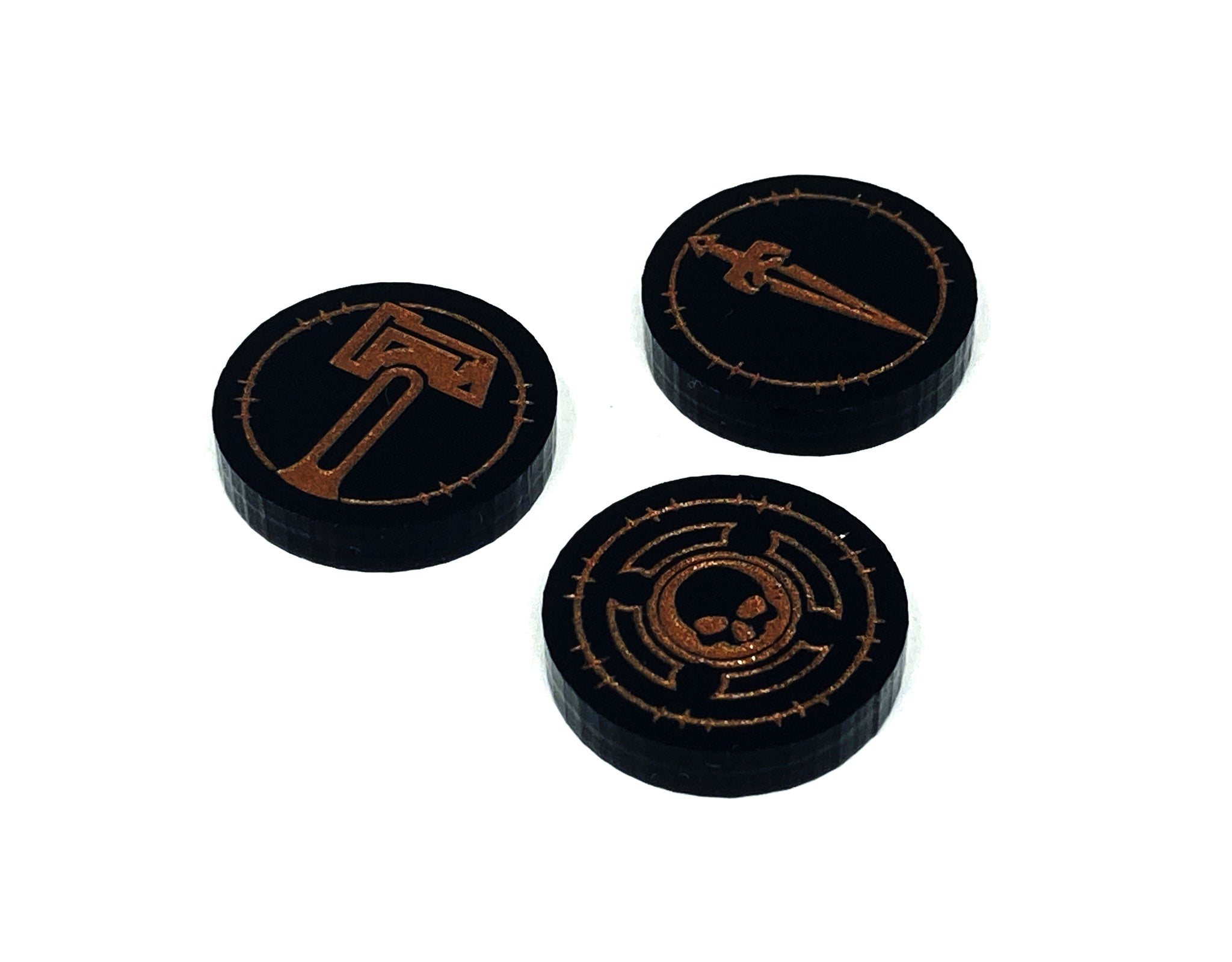 3 x Battle Group tokens for Warcry