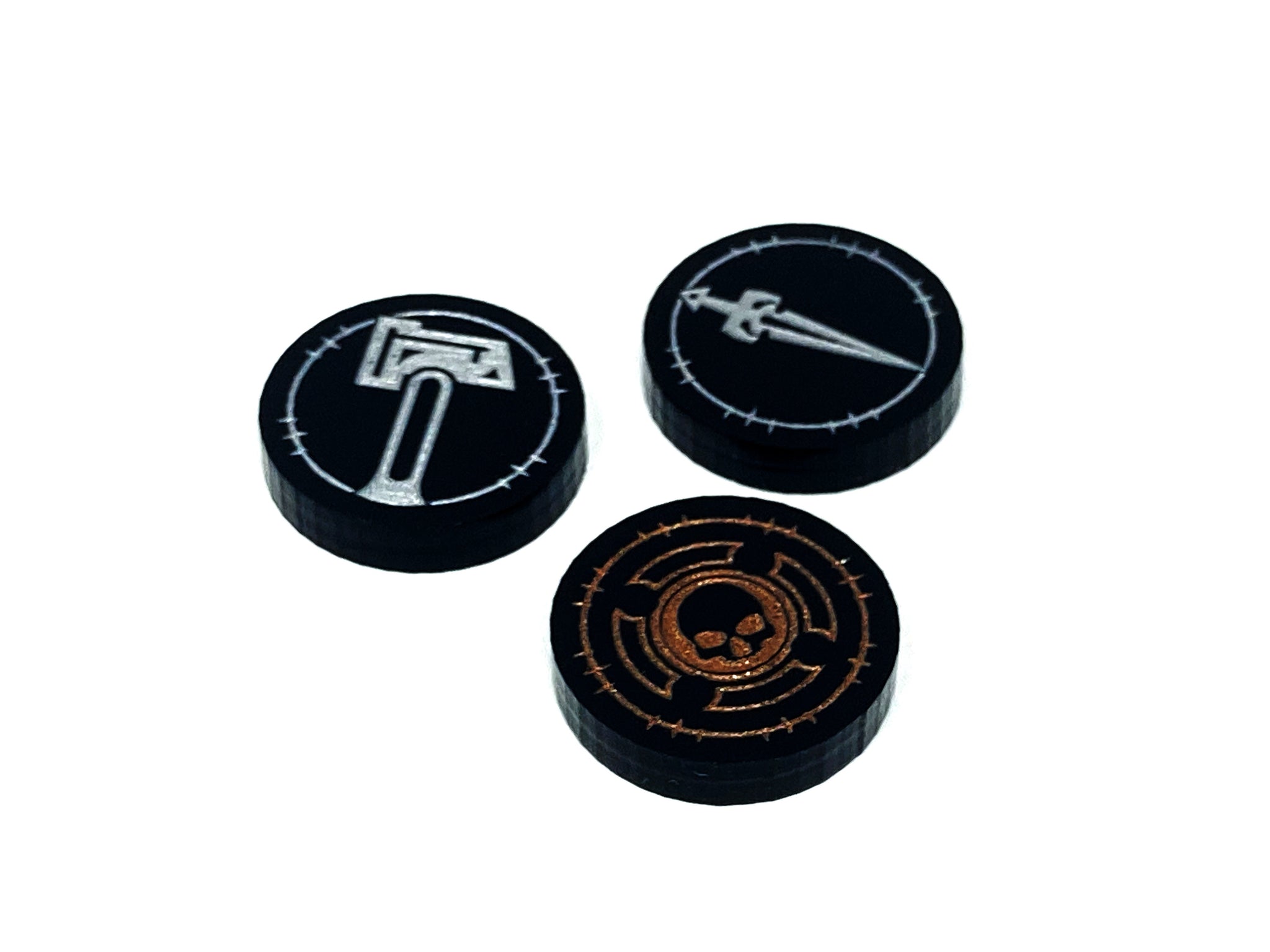 3 x Battle Group tokens for Warcry