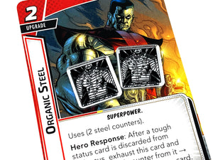 2 x 'Mirror' Steel Tokens for Marvel Champions LCG, Single Sided