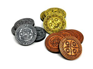 1 x Gold coin Token (double sided) for Flesh and Blood TCG