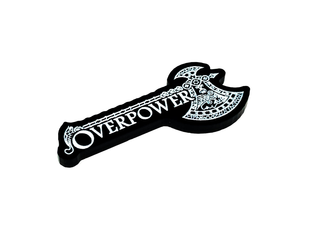 1 x Overpower Token (double sided) for Flesh and Blood TCG