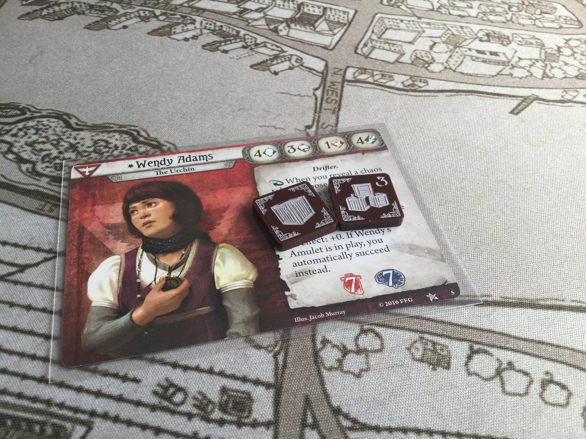 5 x Resource Tokens (double sided) for Arkham Horror LCG