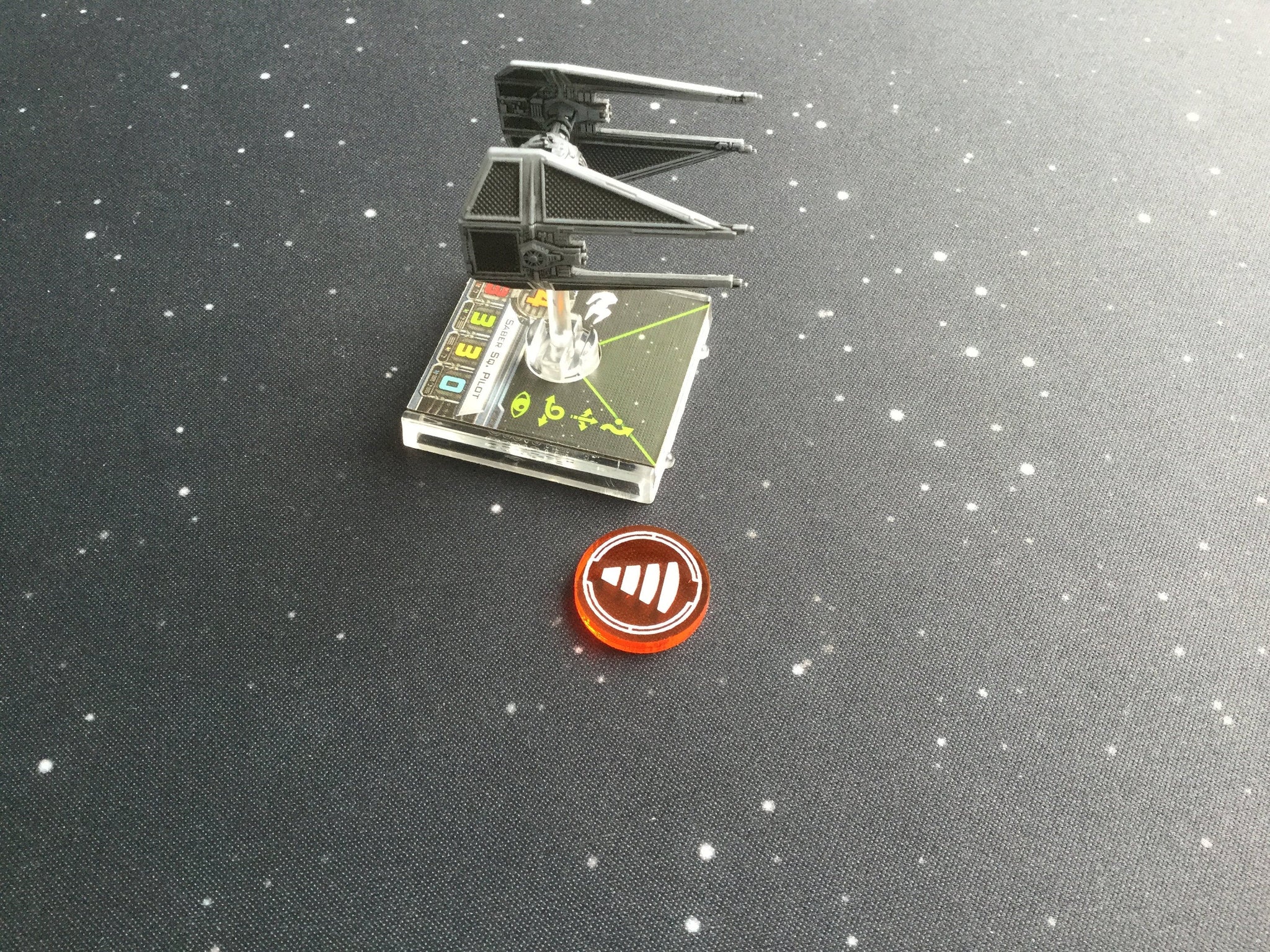 2 x Tractor Beam Tokens - Translucent Series (single sided)
