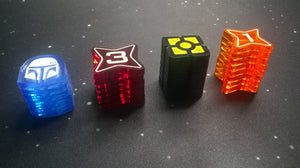 Destiny compatible, acrylic token set