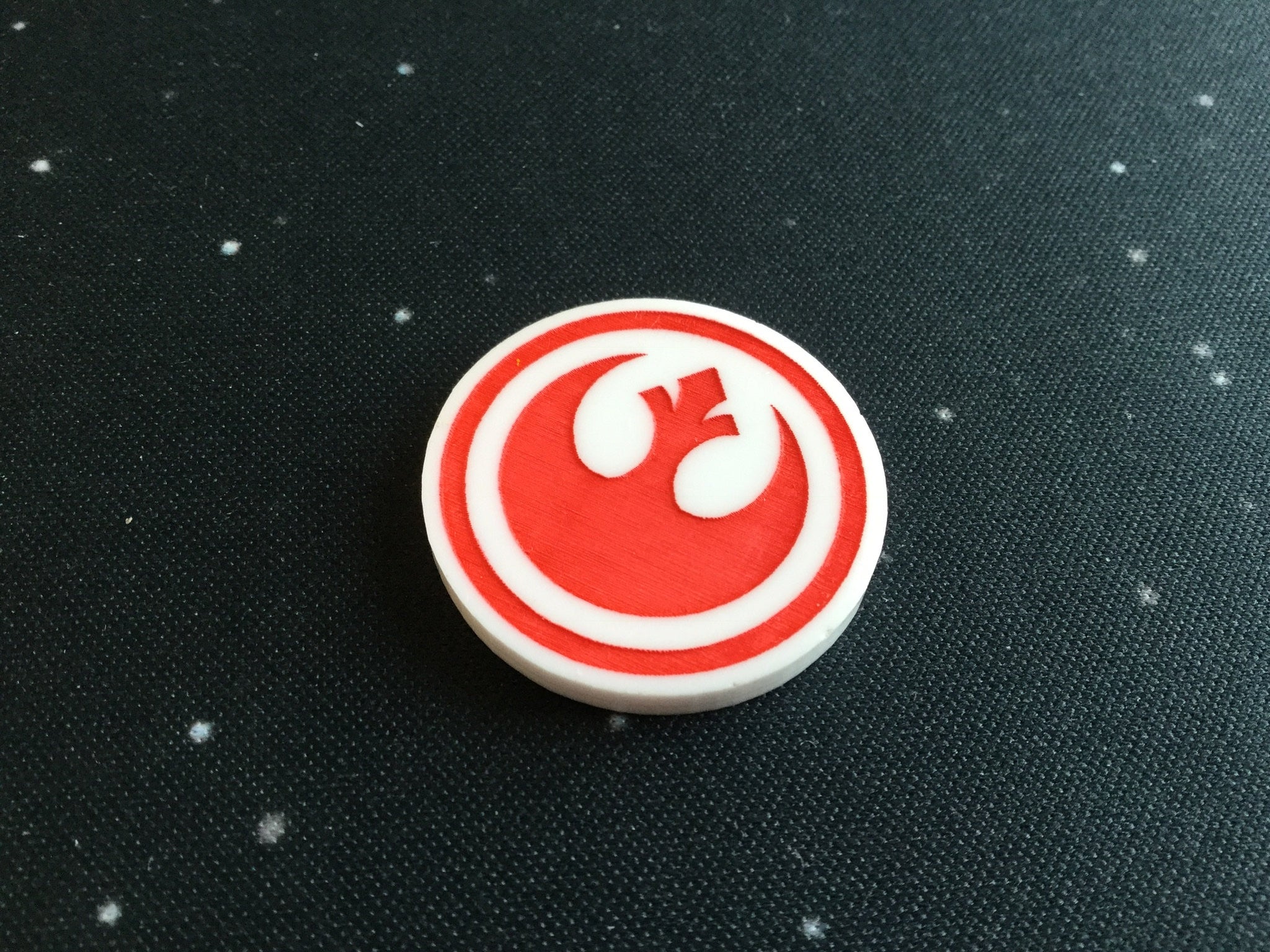 Imperial Assault compatible, acrylic ‘faction’ objective tokens