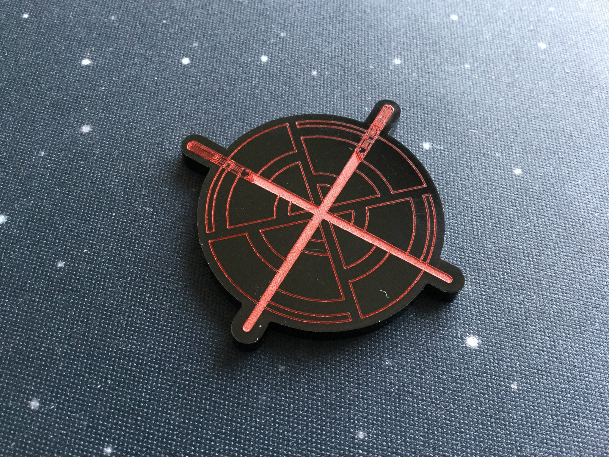 Imperial Assault compatible, acrylic Initiative token