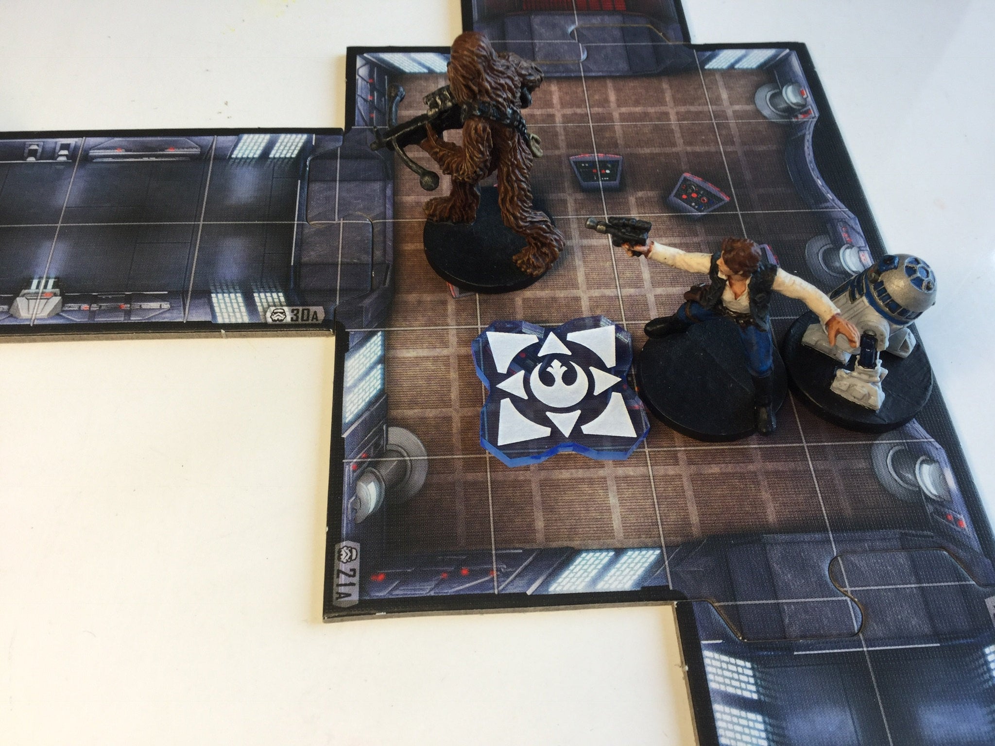 Imperial Assault compatible, acrylic Entry point token