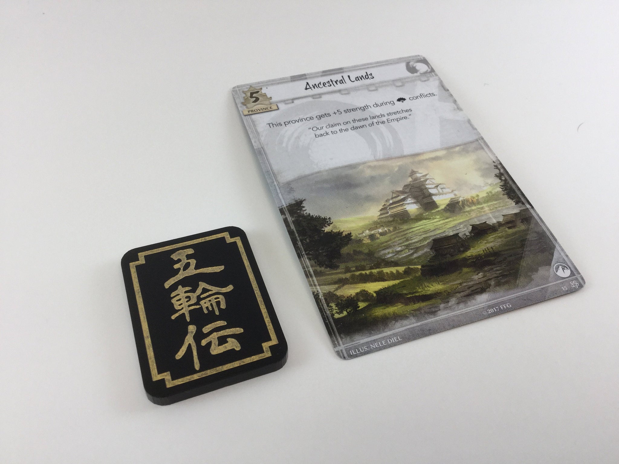 L5R - Legend of the Five Rings - Acrylic 1st player token