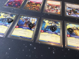 Keyforge compatible, acrylic armour tokens