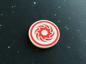 Imperial Assault compatible, acrylic objective tokens