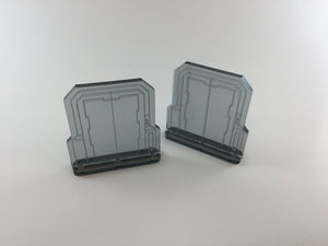 Imperial Assault compatible, acrylic Door templates