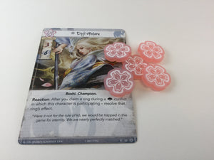 L5R - Legend of the Five Rings - Acrylic fate tokens