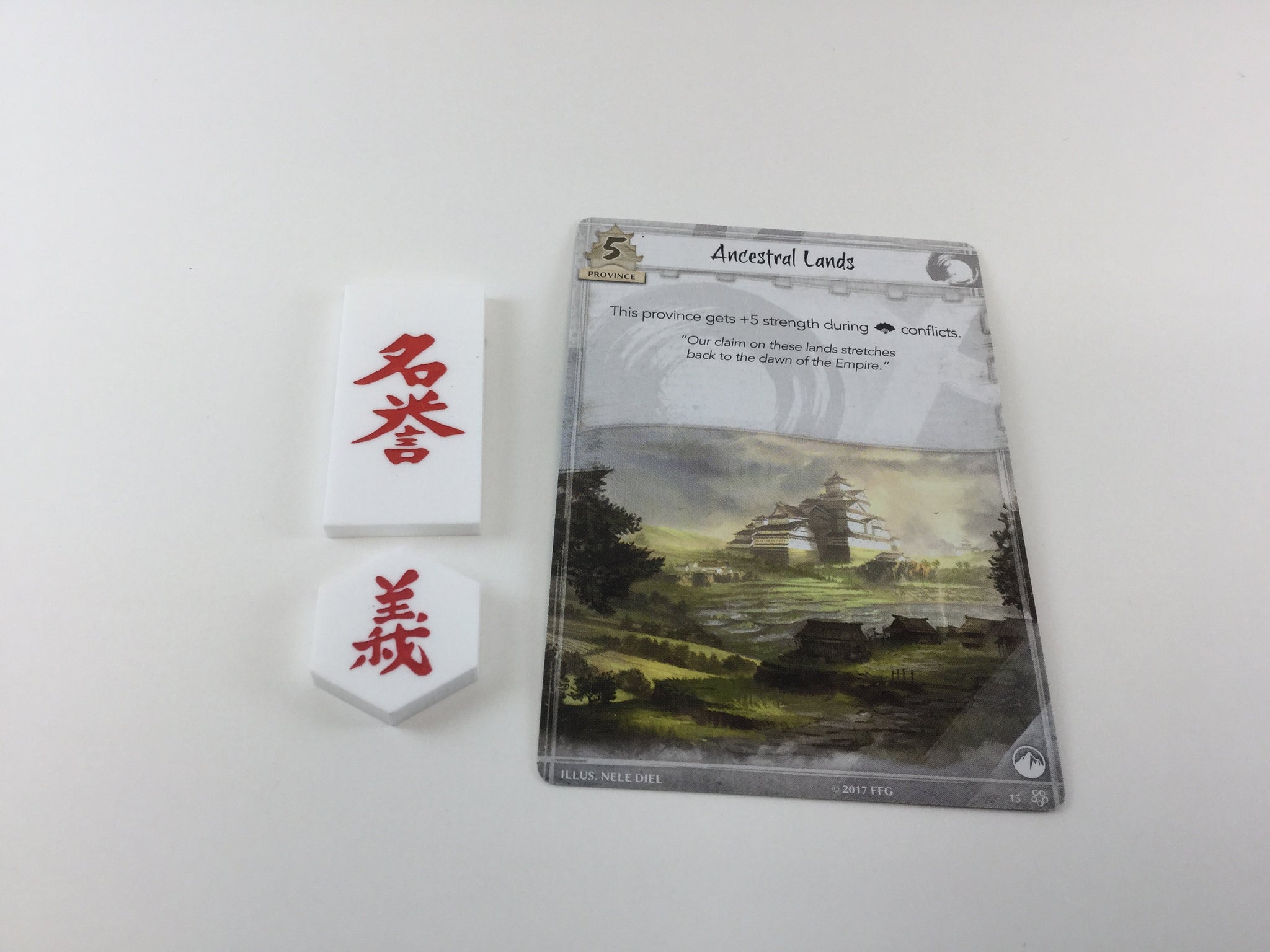 L5R - Legend of the Five Rings - Acrylic ‘virtue’ honour set