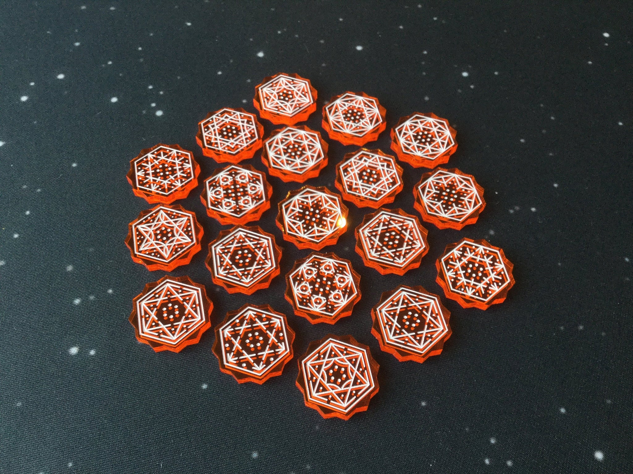 20 x Aember Tokens for Keyforge