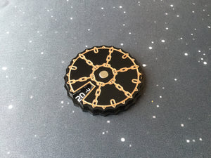Keyforge compatible, acrylic chain tracker dial