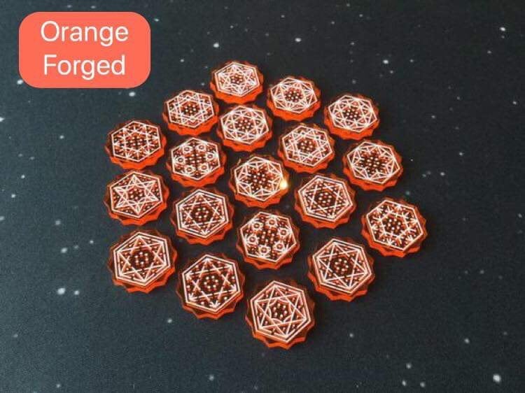 20 x Aember Tokens for Keyforge
