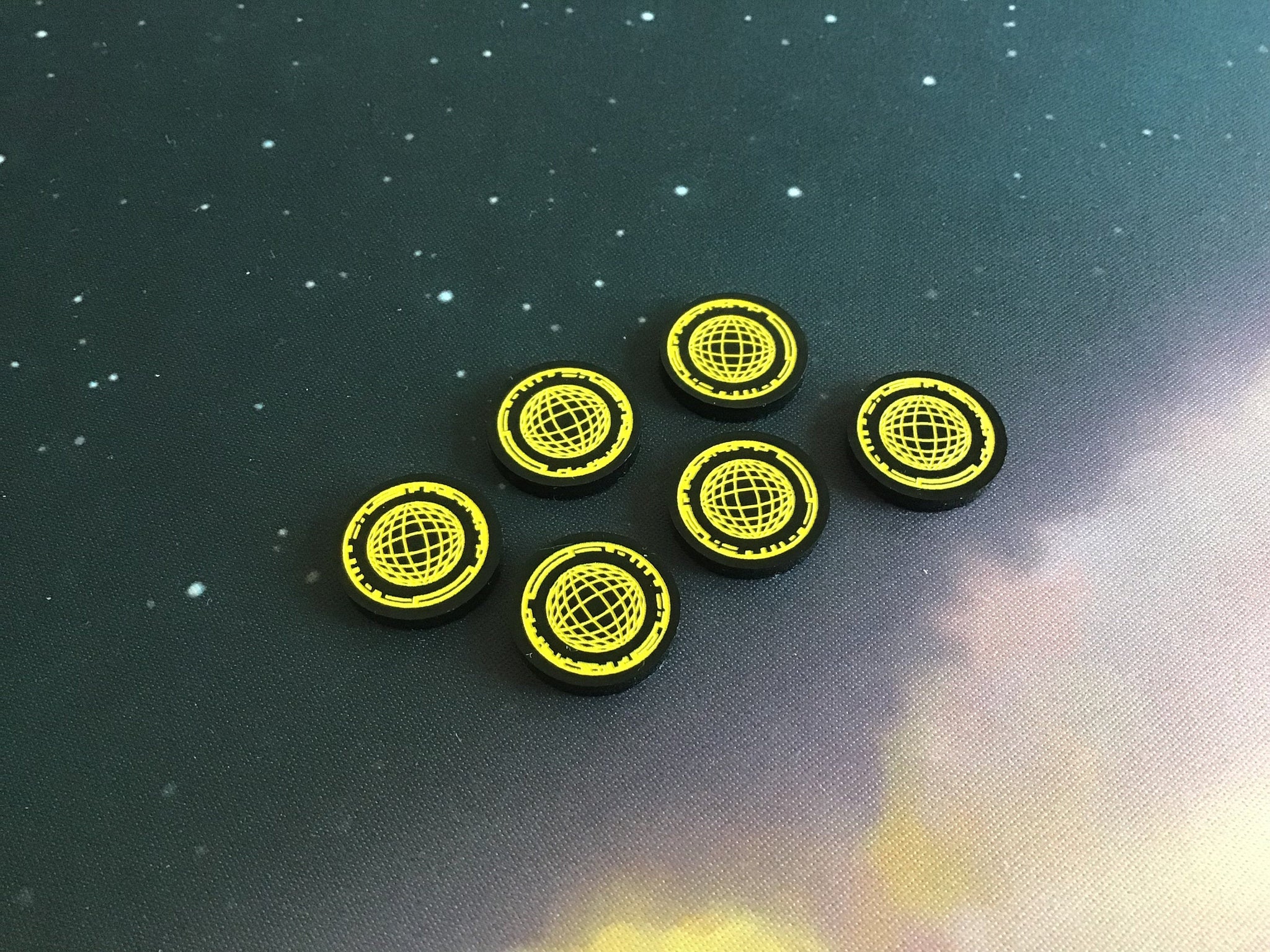 6 x Goal Tokens - Star Wars Outer Rim Compatible