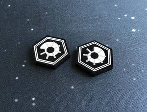 2 x Fuse Tokens - Black Series (Single Sided)