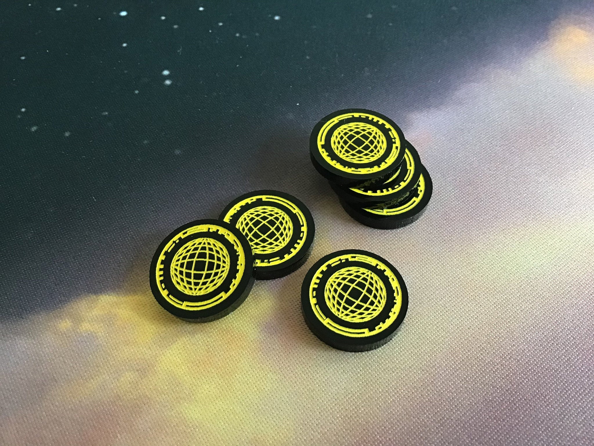 6 x Goal Tokens - Star Wars Outer Rim Compatible