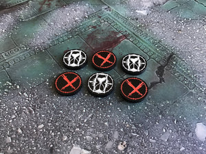 6 x Wait / Activation Tokens for Warcry