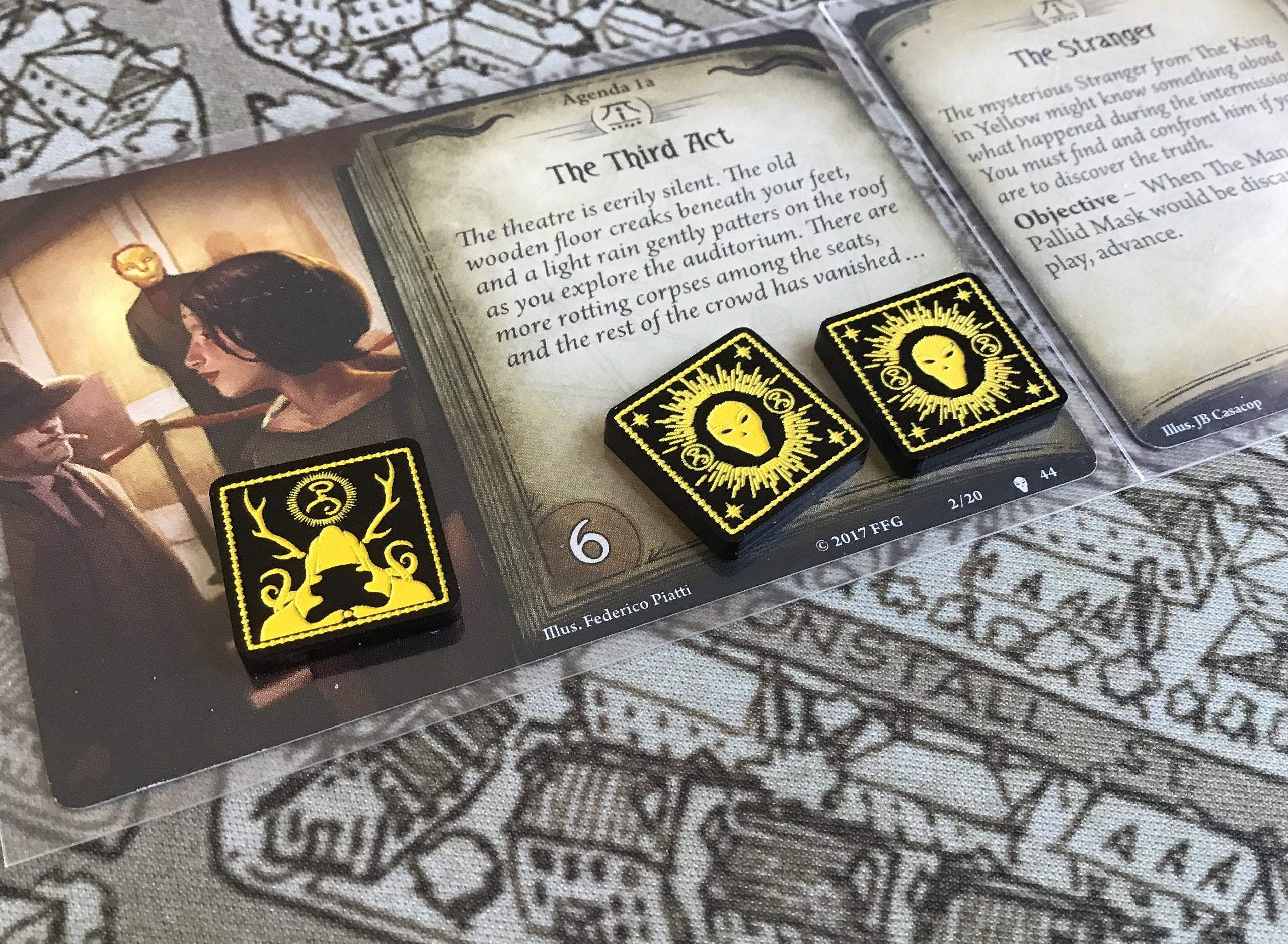 Path To Carcosa Doom / Clue Tokens