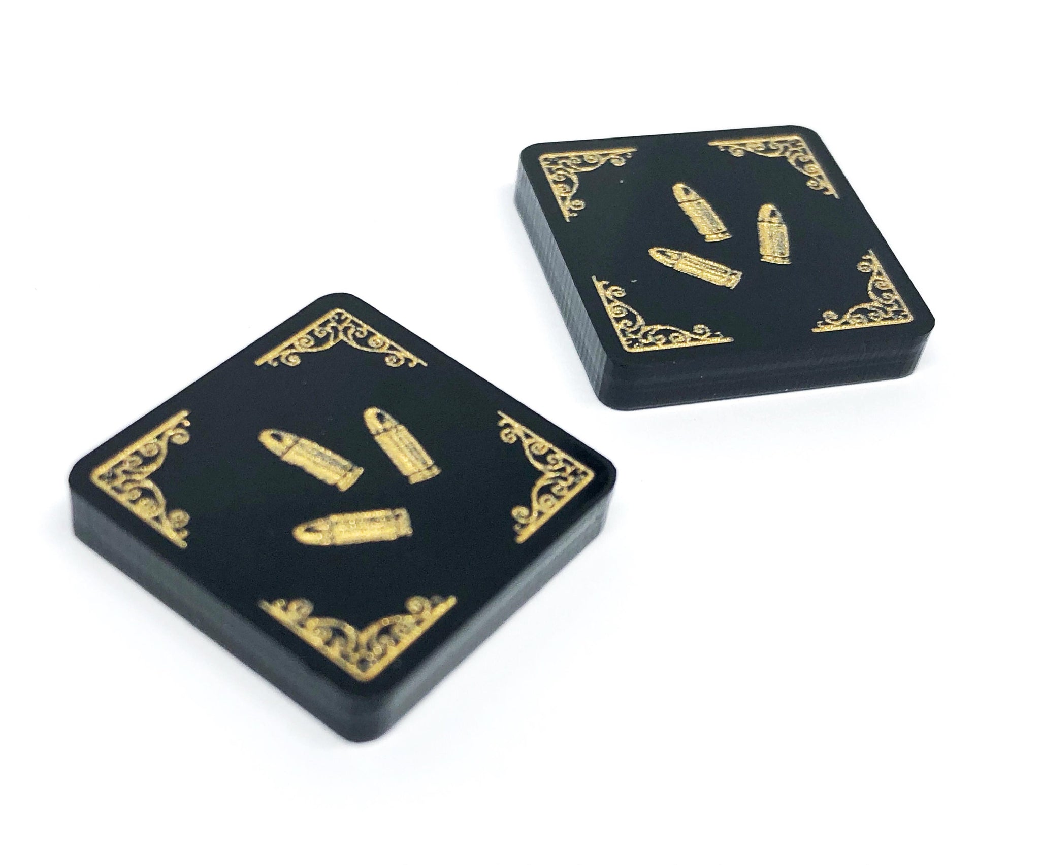 2 x Ammo Tokens (double sided) for Arkham Horror LCG