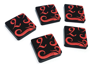 5 x Doom Tokens (double sided) for Arkham horror LCG