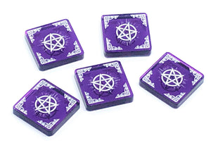 5 x Charge tokens (single sided mirrored) for Arkham Horror LCG