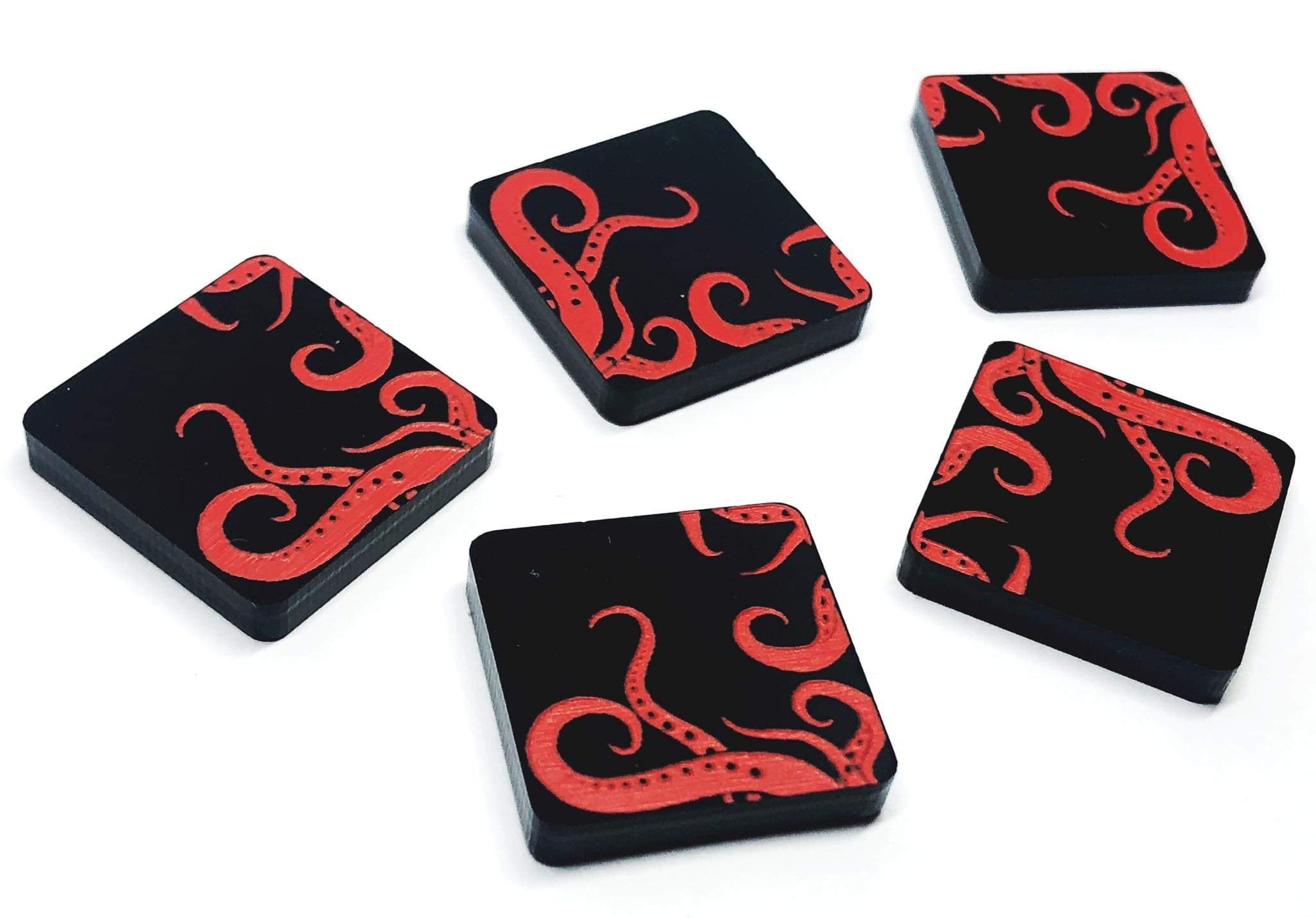 5 x Doom Tokens (double sided) for Arkham horror LCG