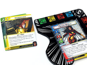 4 x Spider Woman Superhuman Agility Tokens (double sided)  for Marvel Champions LCG
