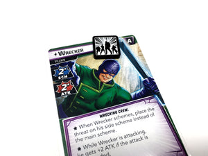 1 x Wrecking Crew Active Villain token (double sided) for Marvel Champions LCG