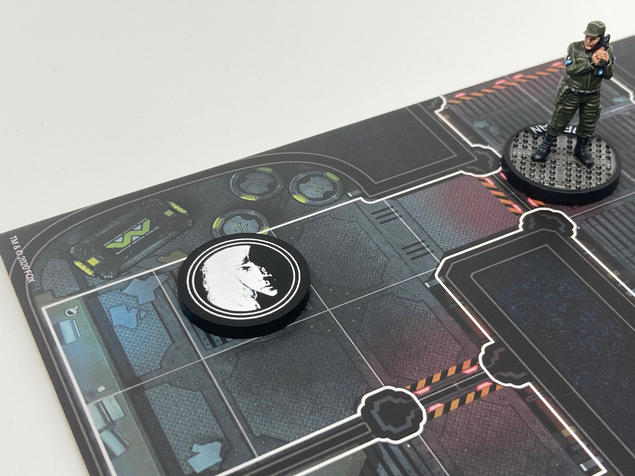 4 x Mission Blip Tokens (Double Sided) for Aliens: Another Glorious Day In The Corps
